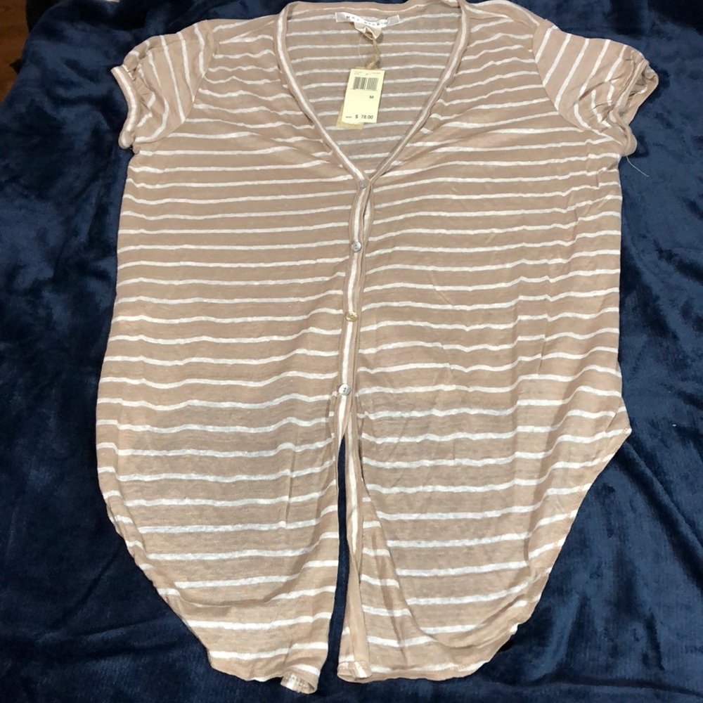 Max Studio Linen top medium